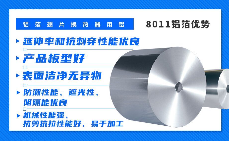 铝箔翅片换热器_散热器用铝8011铝箔_空调表冷器用8011铝带厂家_价值 铝箔翅片换热器_散热器用铝8011铝箔_空调表冷器用8011铝带厂家_价值